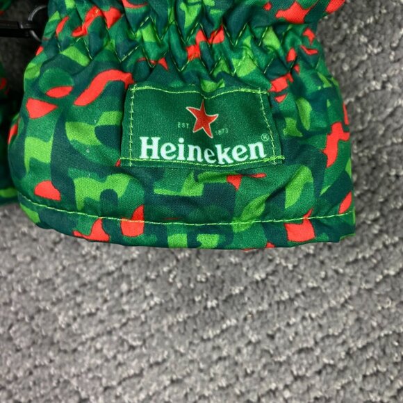 NWOT Heineken Beer Mittens Mitts Unisex Large Christmas Edition - Picture 2 of 10